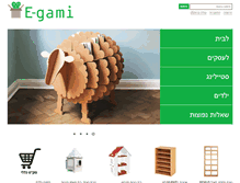Tablet Screenshot of e-gami.com